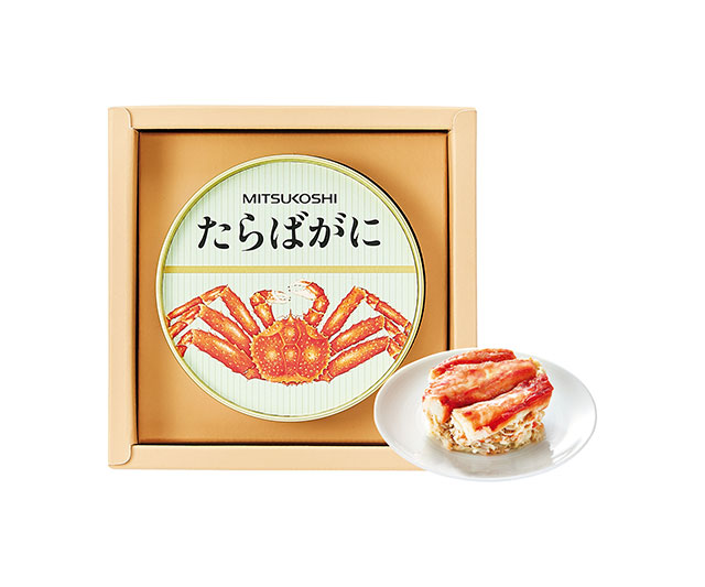 カニ三越 たらば蟹缶詰 4缶セット① - 魚介類(加工食品)