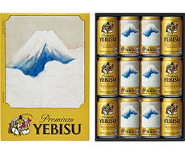 サッポロ 【お歳暮】東京国立近代美術館 限定ギフト富士山の図 ヱビスビール【１１月１１日頃より順次お届け】 *