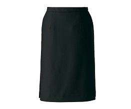 Ａラインスカート（ブラック）　EAS811-10